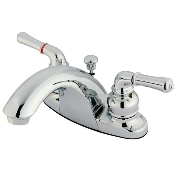 4" Centerset Bathroom Faucet, Chrome